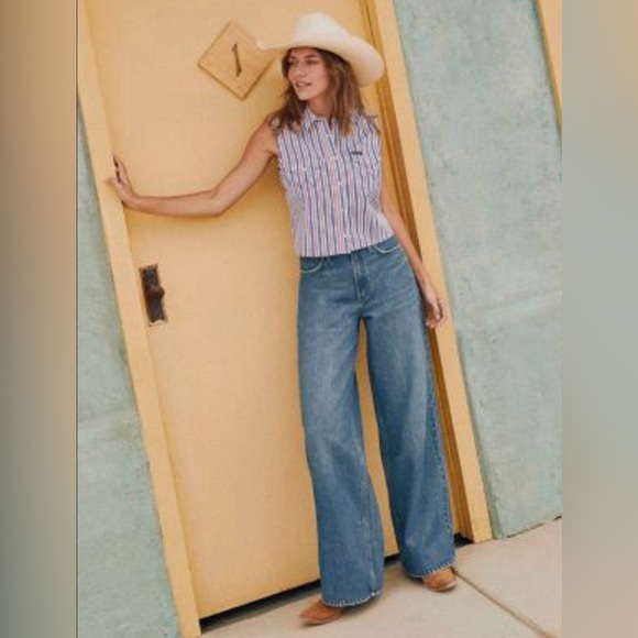 Women wrangler retro Bailey HR wide leg - Picture 3 of 3